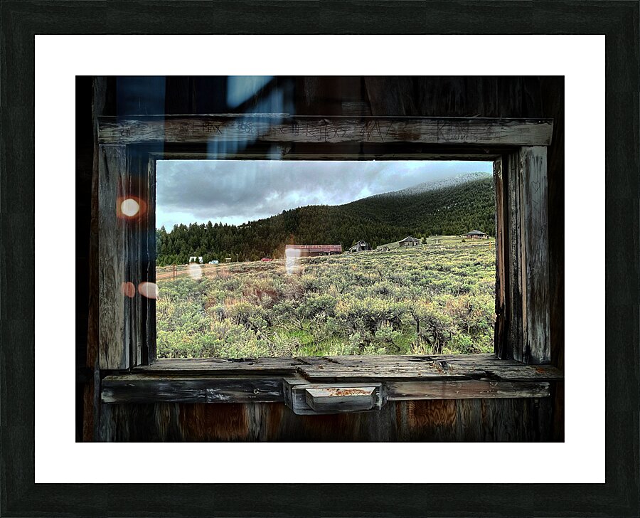 Looking Past Picture Frame print