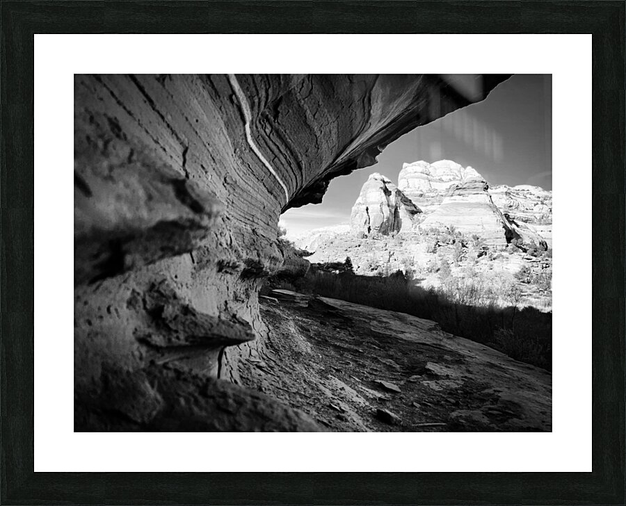 Wedge BW Picture Frame print
