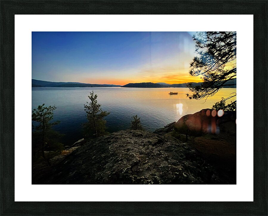 Lake Side Picture Frame print