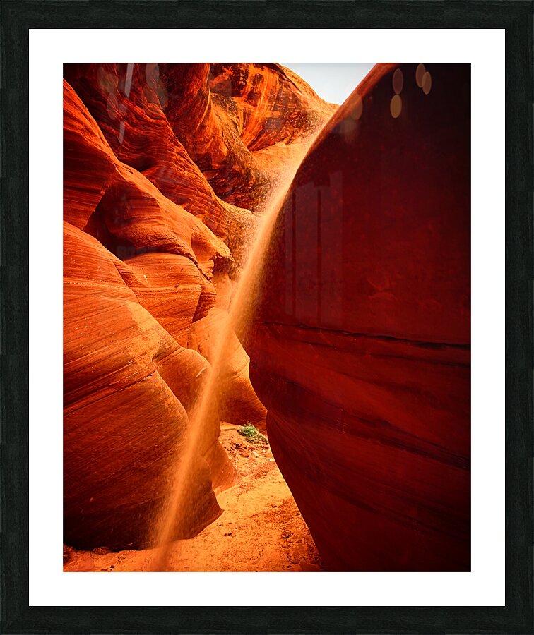 linear drop Picture Frame print