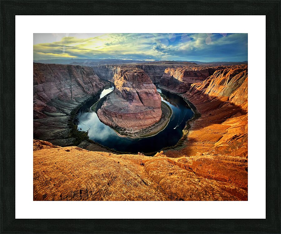 The Bend Picture Frame print