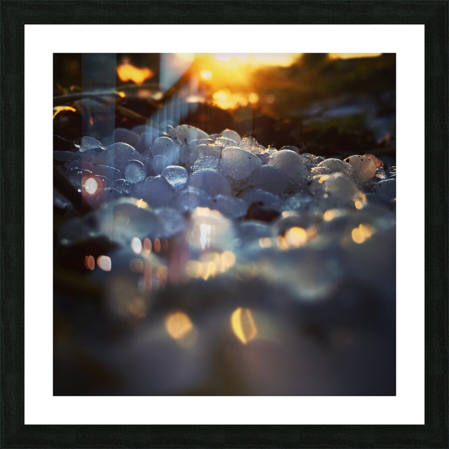Fire and Ice Picture Frame print