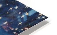 Gaze upon the heavens with this celestial masterpiece. Stars twinkle against a backdrop of deep indigo inviting viewers to lose themselves in the vastness of space and time. HD Metal print
