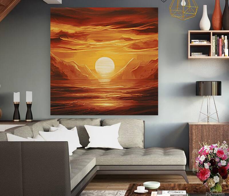 capture the enchanting magic of an early morning Reproduction