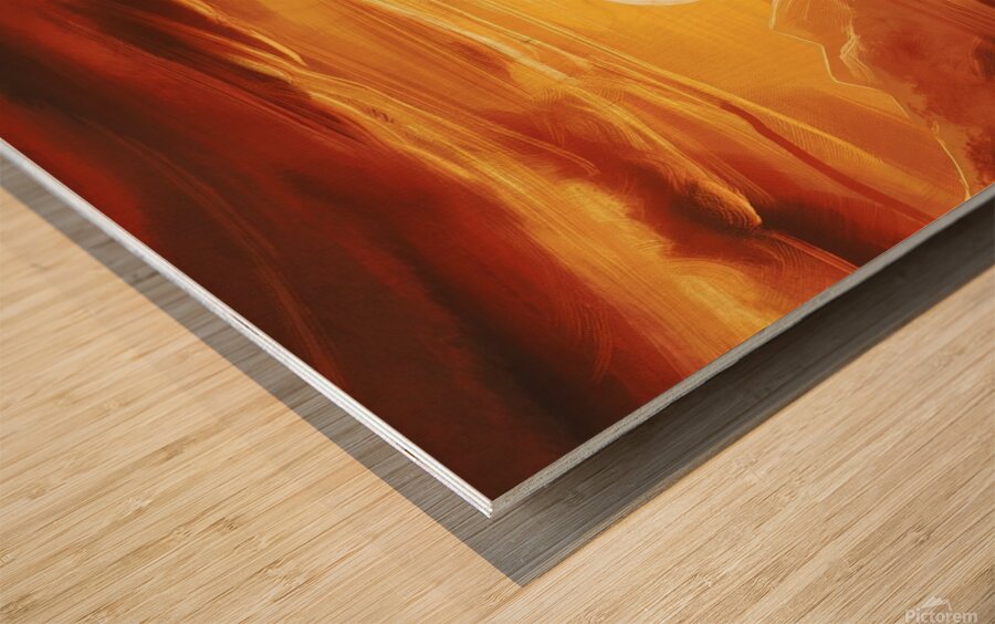 capture the enchanting magic of an early morning Wood print