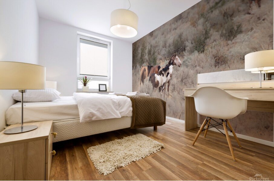 Wild Horses Mural print