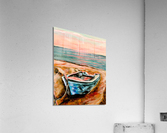 Blue Boat Acrylic Print