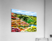 Red Slope Acrylic Print