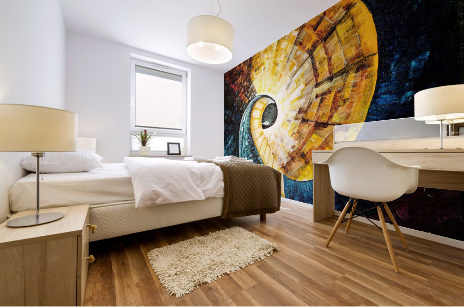 El Fibonacci Mural print