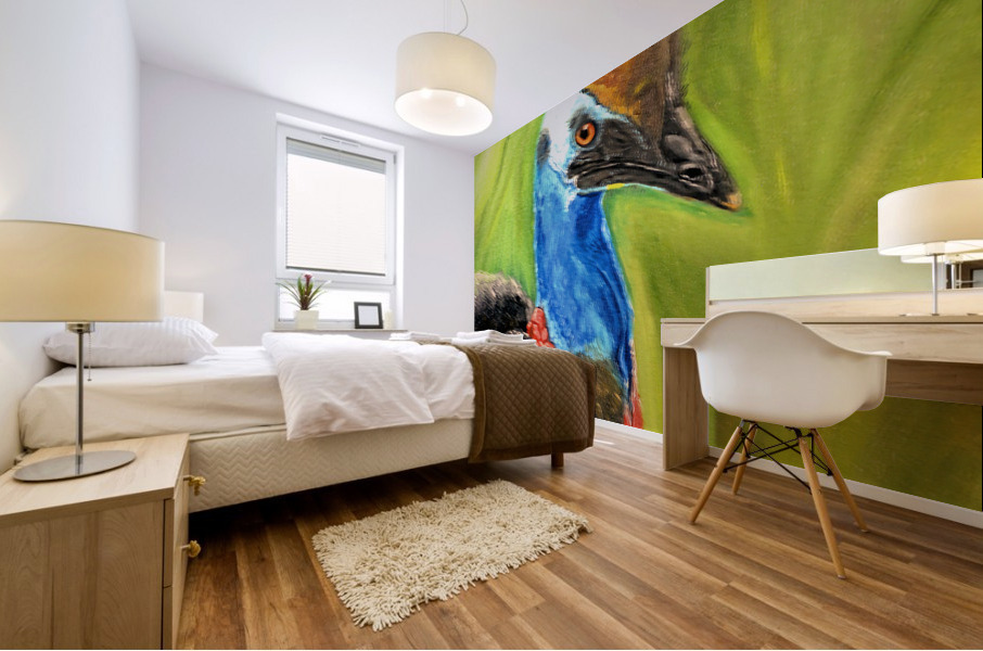 The Cassowary Mural print