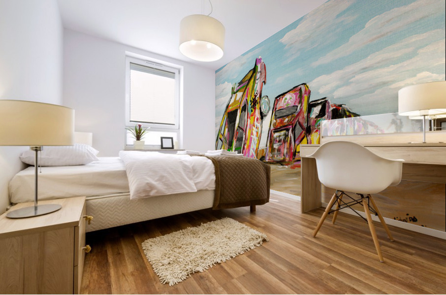 Cadillac Ranch Mural print