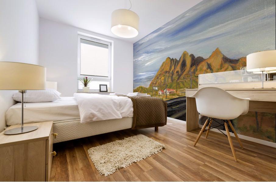 Texas JCT 170 Mural print