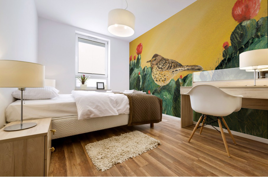 Cactus Wren Mural print