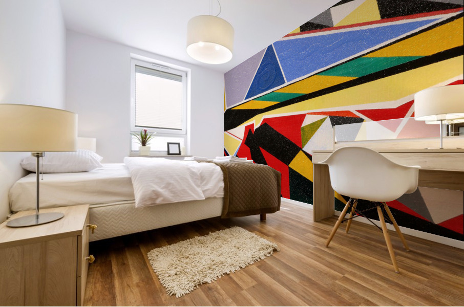 Modern Petroglyphs Mural print