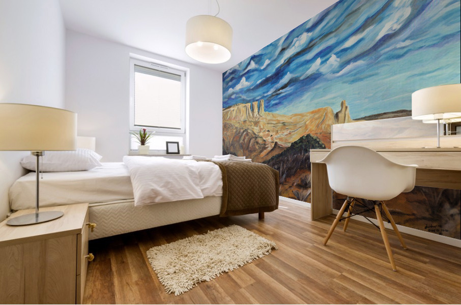 Ghost Ranch New Mexico Mural print