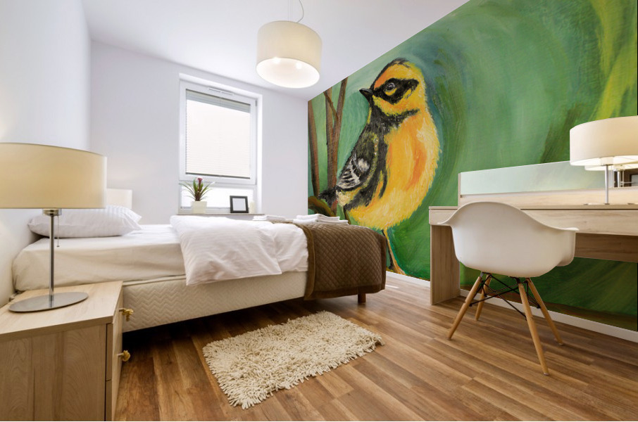 Townsend Warbler Mural print