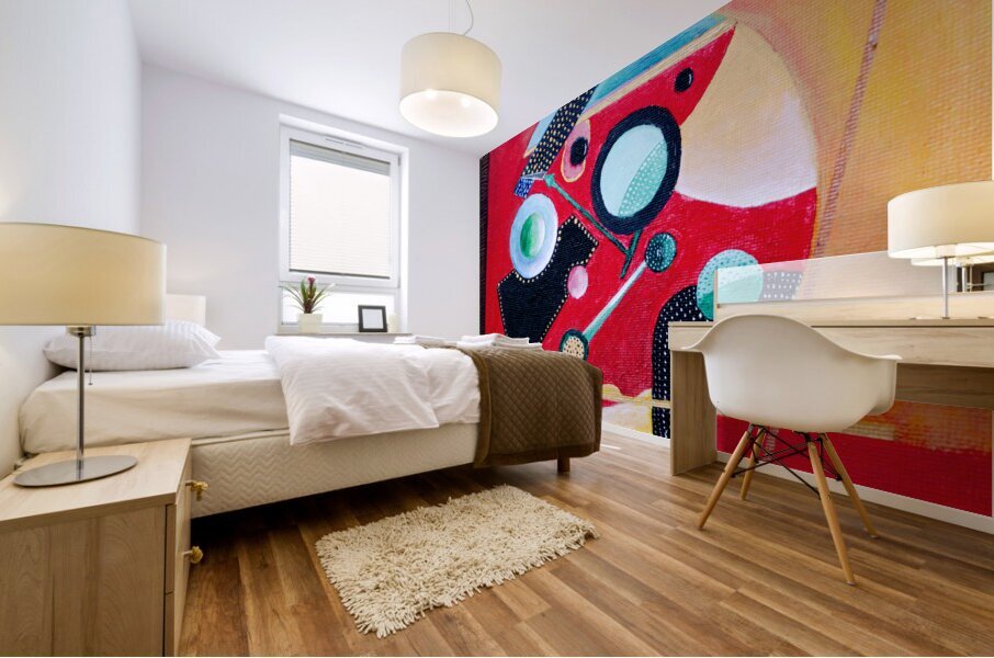 Mechanical Cell Mural print