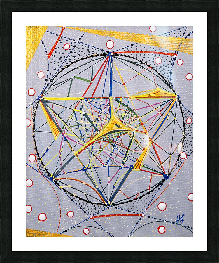 Structural Harmony Picture Frame print