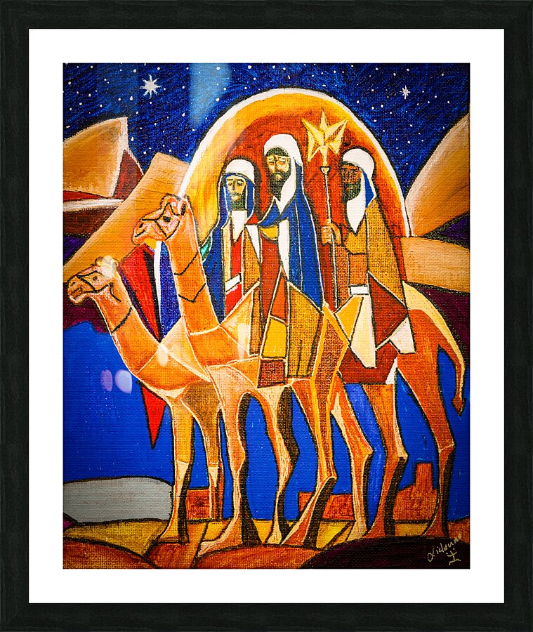 Three Kings Picture Frame print