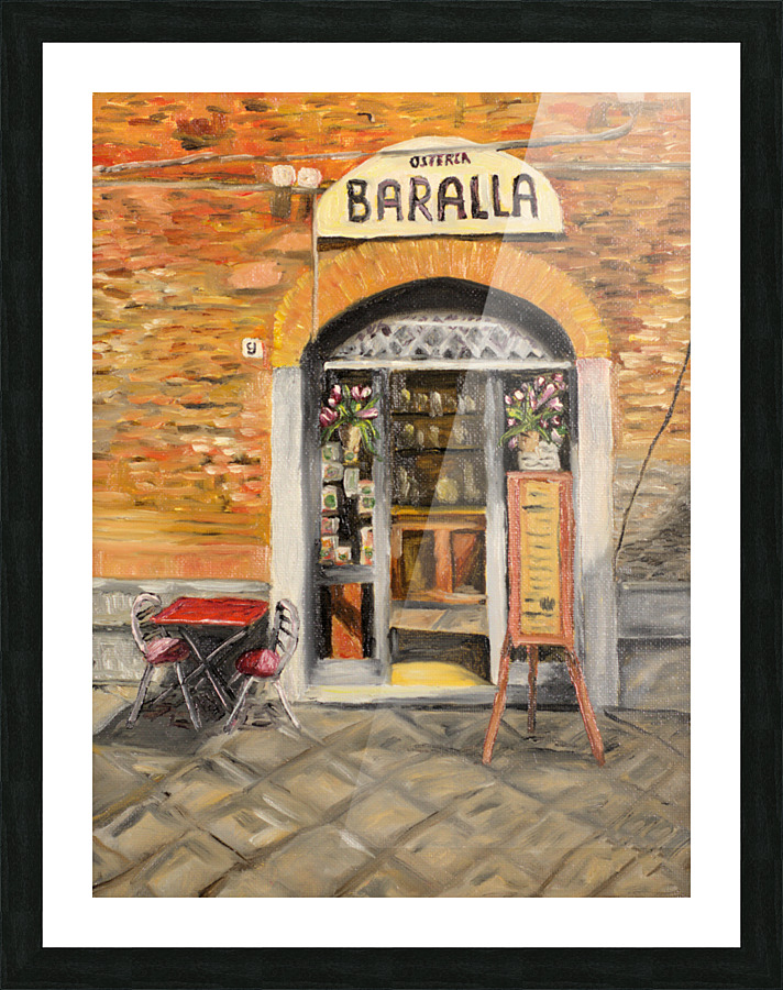Osteria Baralla Picture Frame print