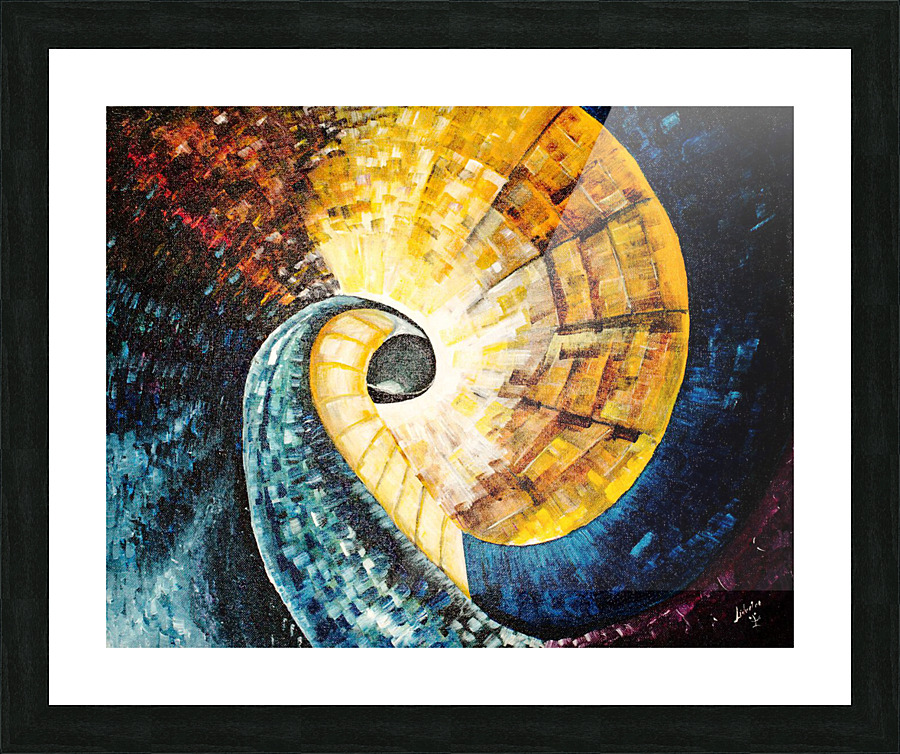 El Fibonacci Picture Frame print