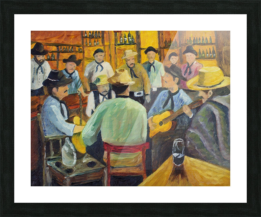 Los Gauchos Picture Frame print