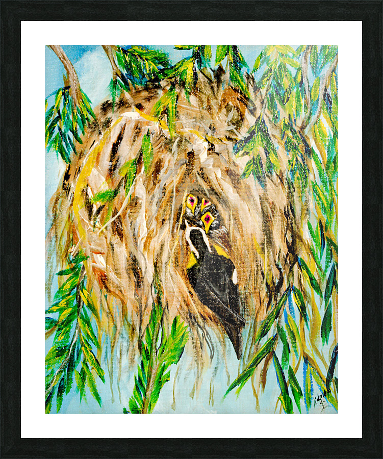 Feeding Time Picture Frame print