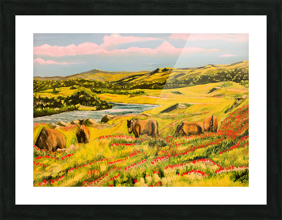 Roaming Free Picture Frame print