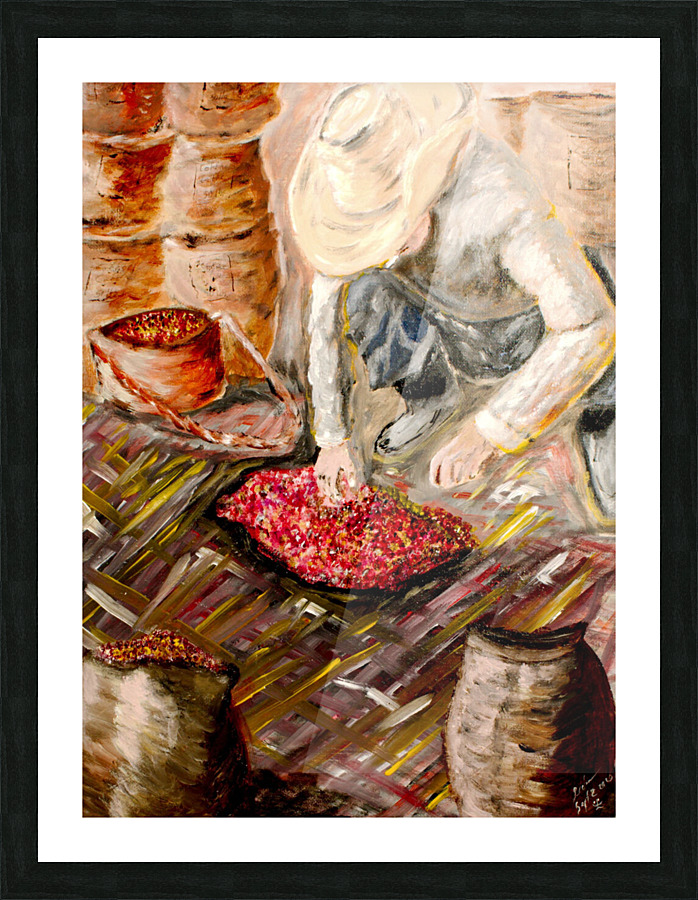 Coffee beans Picture Frame print