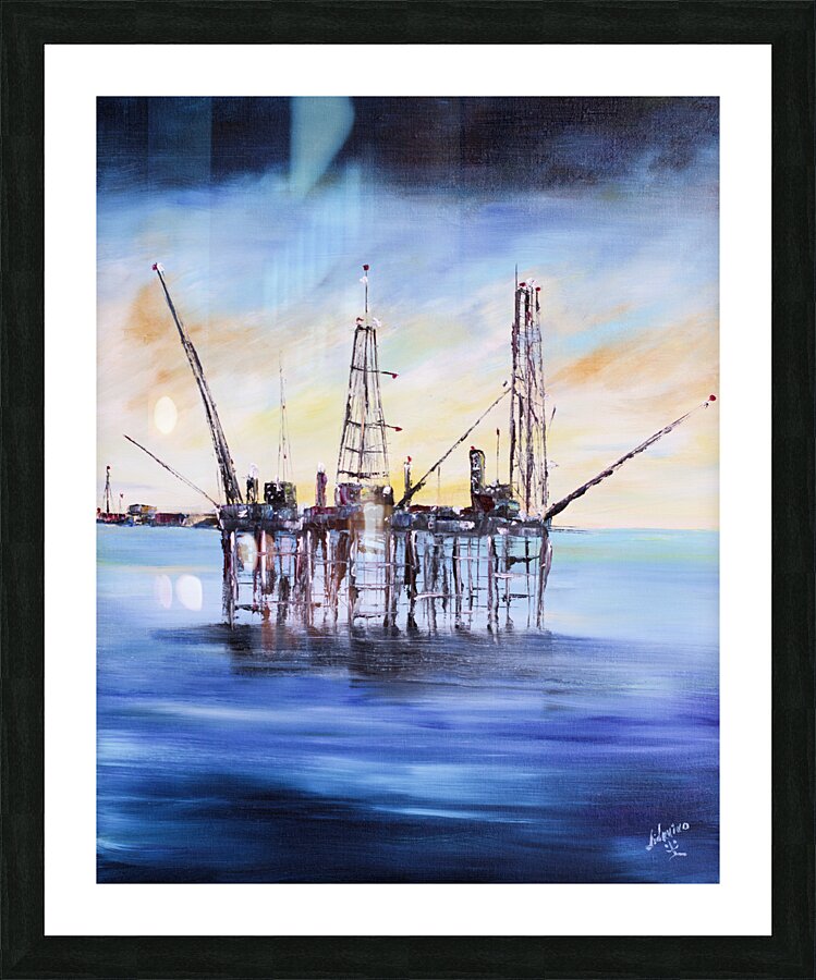 Harvesting the Abyss Picture Frame print