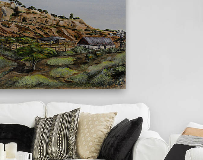 Lone New Mexico Ranch Reproduction