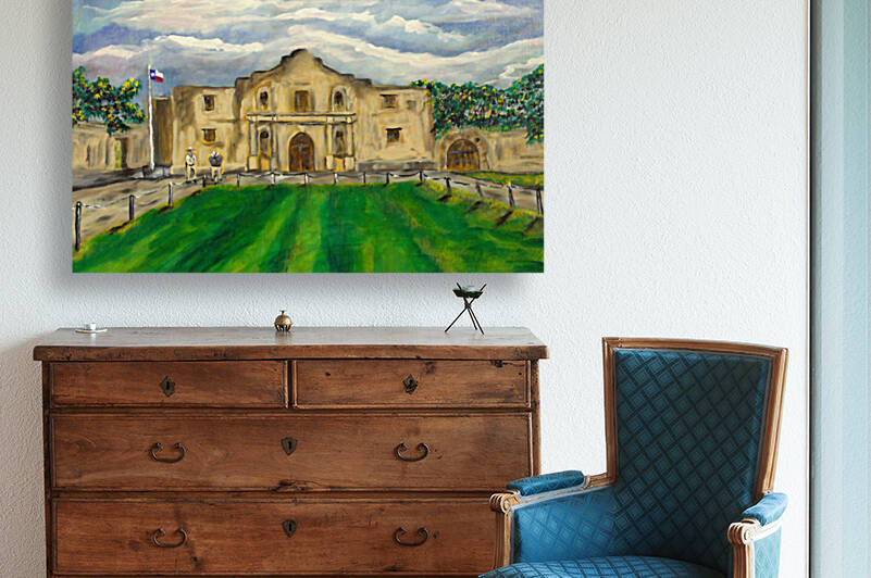 The Alamo San Antonio Texas by Lidu Montero