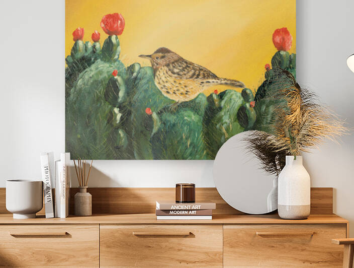 Cactus Wren by Lidu Montero