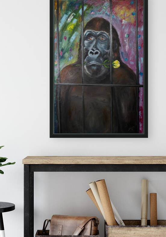 Melancholy behind Bars by Lidu Montero