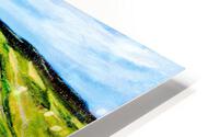 Red Slope HD Metal print