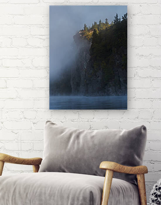 Mist over the Mazinaw Rock	 by Moe Shirani