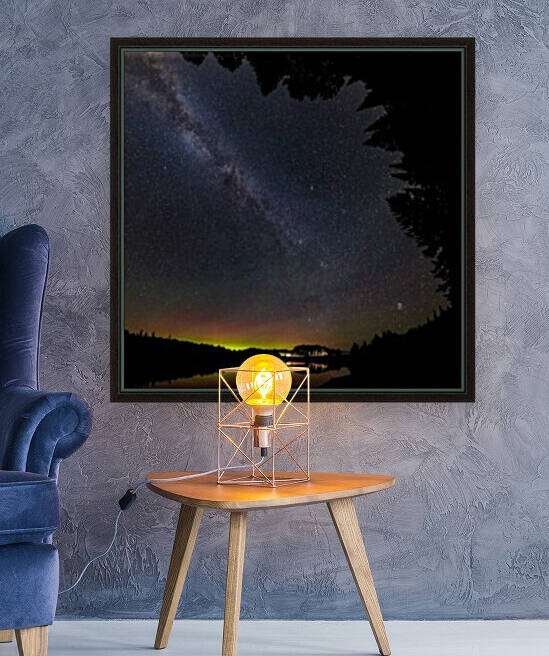 Aurora Borealis and Milky Way by Moe Shirani