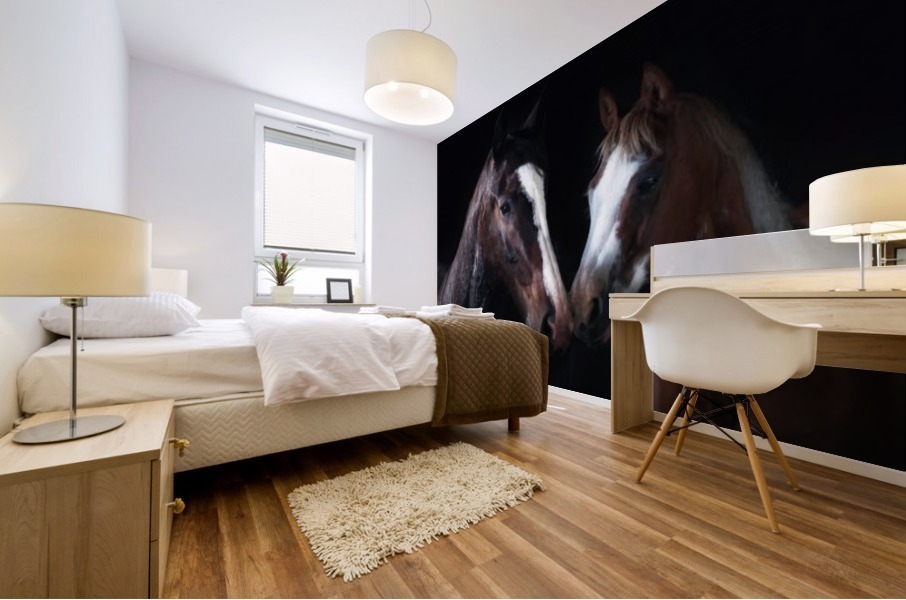 Studio Horses Mural print