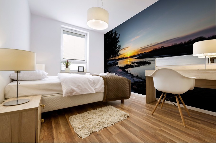The Nith - Pre Sunset Mural print