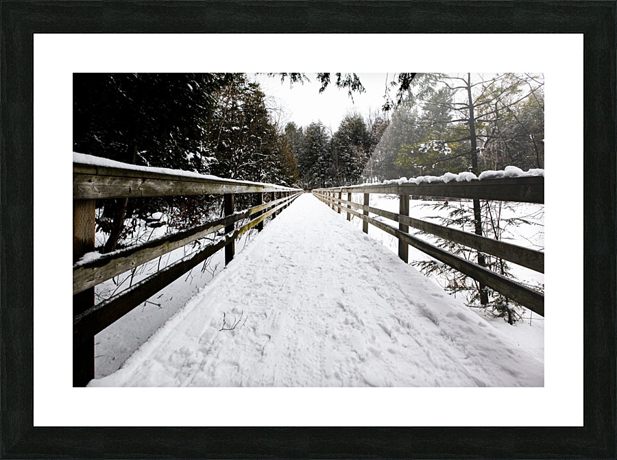 The Boardwalk Picture Frame print