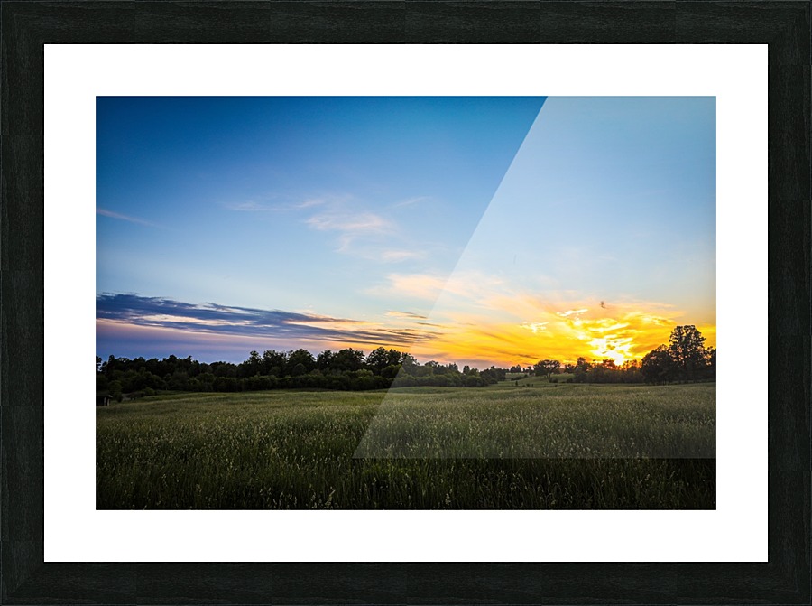 Creekside Sunset 2 Picture Frame print