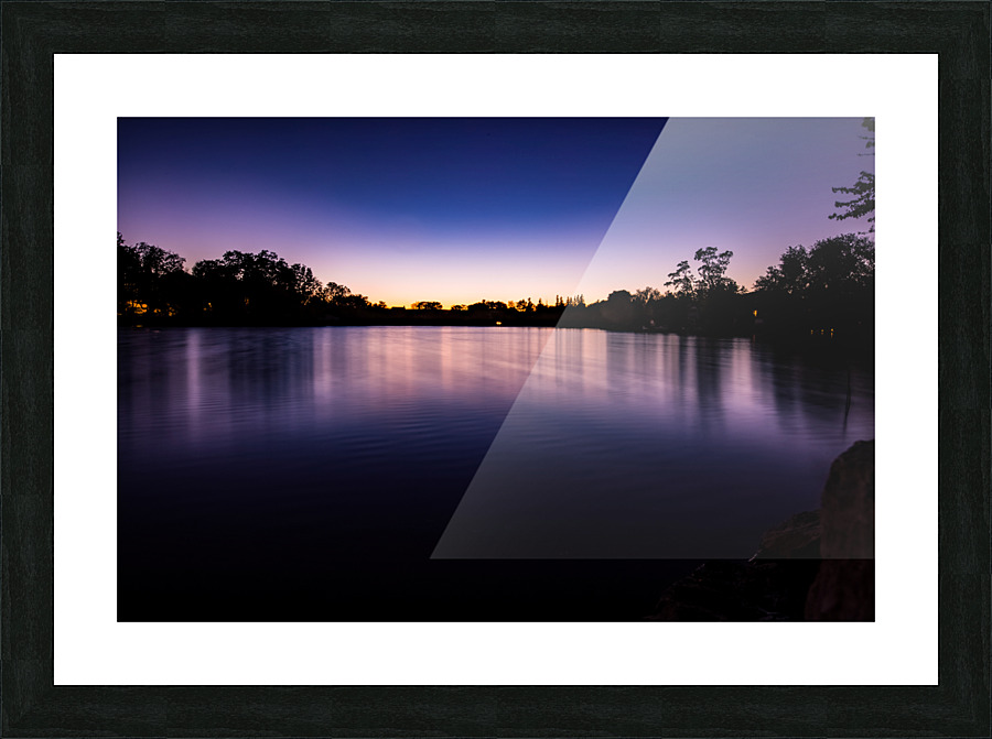 Alder Lake Picture Frame print