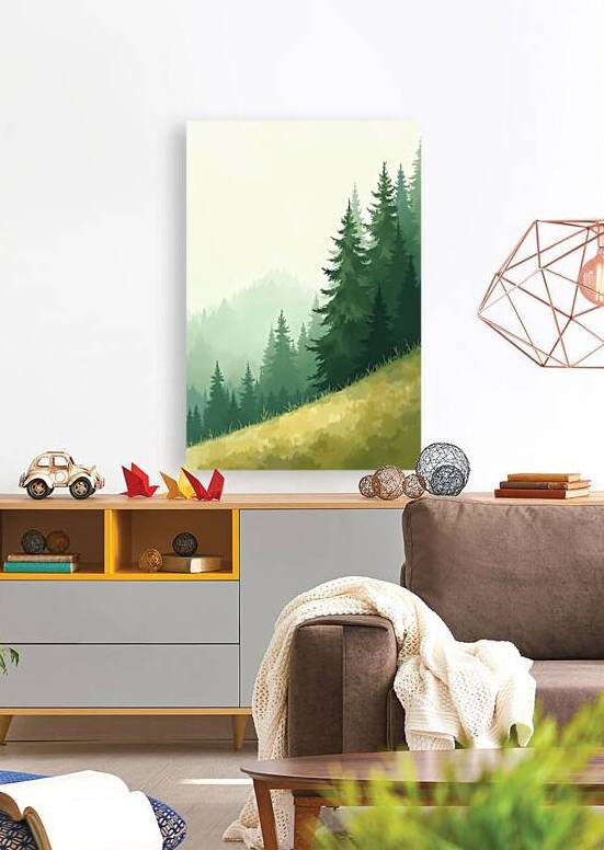 Meadow Dreams: A Misty Watercolor Escape by Bothaina ALsomain