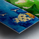 BeachOrig2024 Metal print