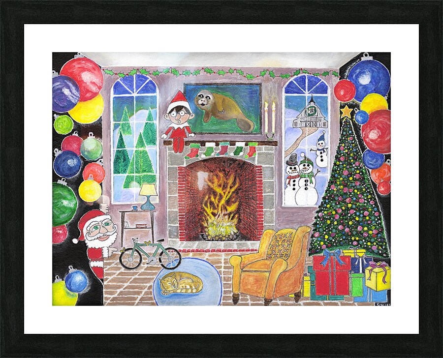 Christmas final Picture Frame print