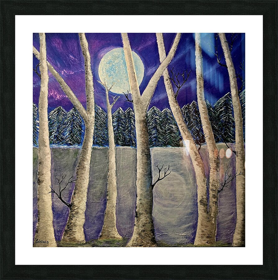 wintertreesjune2023 Picture Frame print