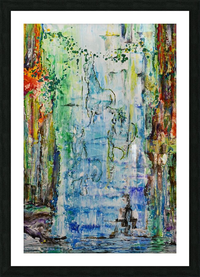  Dream Waterfall Picture Frame print