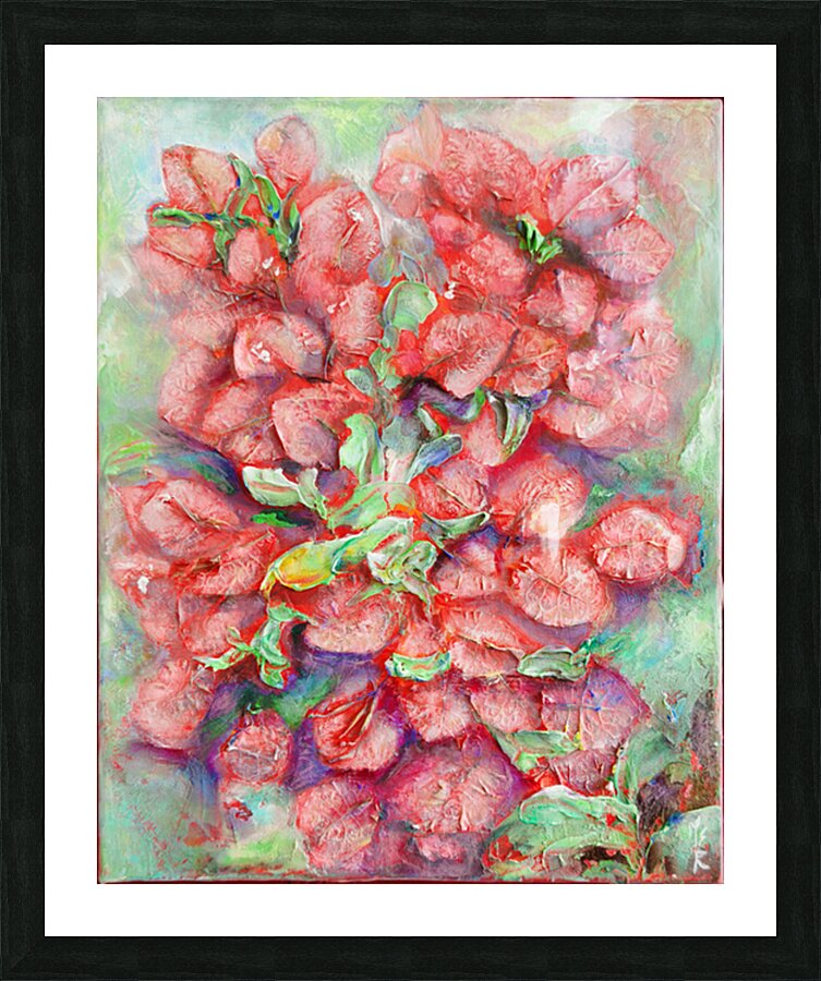 Bougainvillea Fucsia by Mar Streinesberger Art Turquoise by Art Turquoise