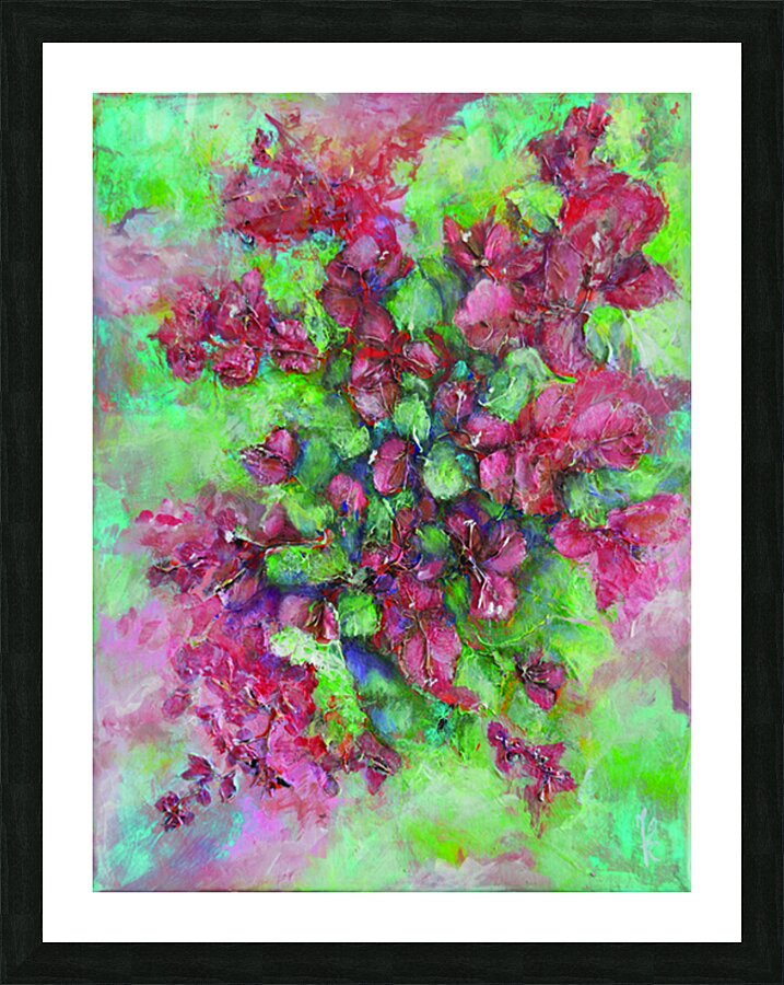 Bougainvillea Green by Mar Streinesberger Art Turquoise by Art Turquoise