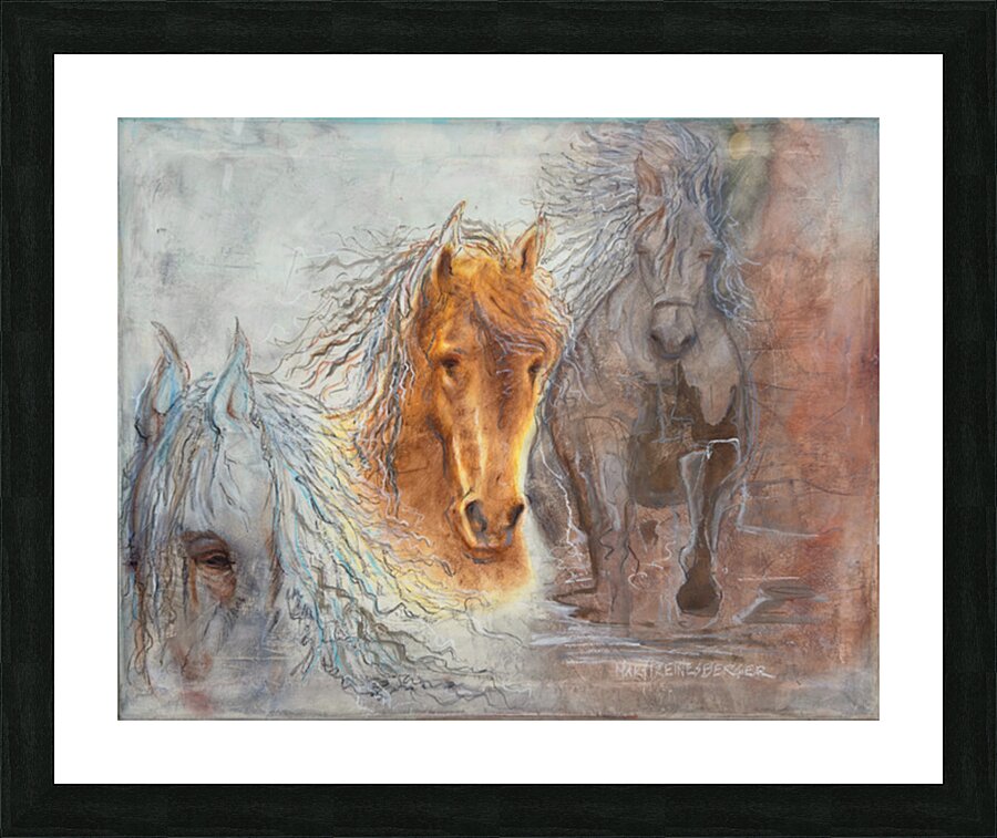 Horse Essay by  Mar Streinesberger Art Turquoise by Art Turquoise